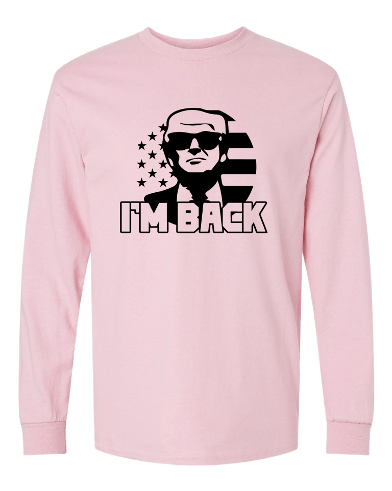 Im Back Black - Light Pink Long Sleeve (1)