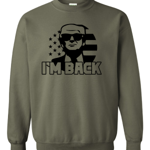 Im Back Crew Black - Military Crew