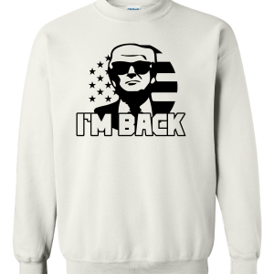 Im Back Crew Black - White Crew