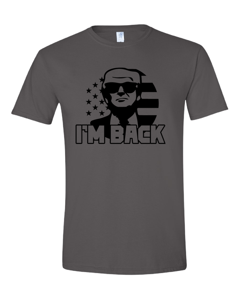 Im Back Black - Charcoal Tshirt (1)