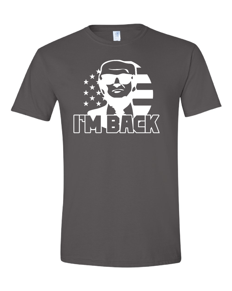 Im Back White - Charcoal Tshirt (2)