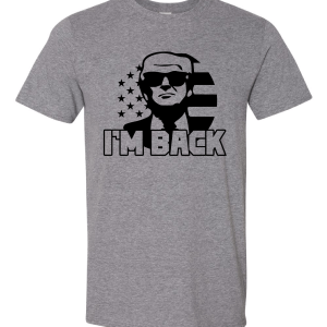 Im Back Black - Graphite Heather T-shirt