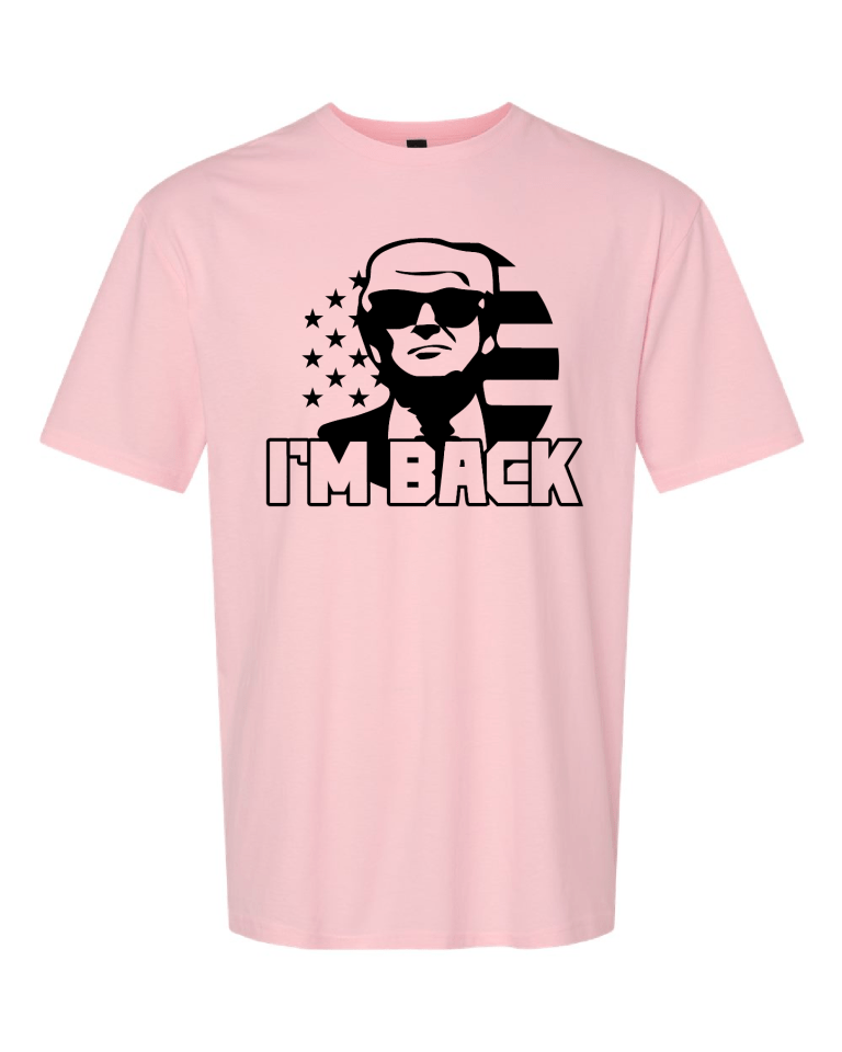 Im Back Black - Light Pink Tshirt (1)