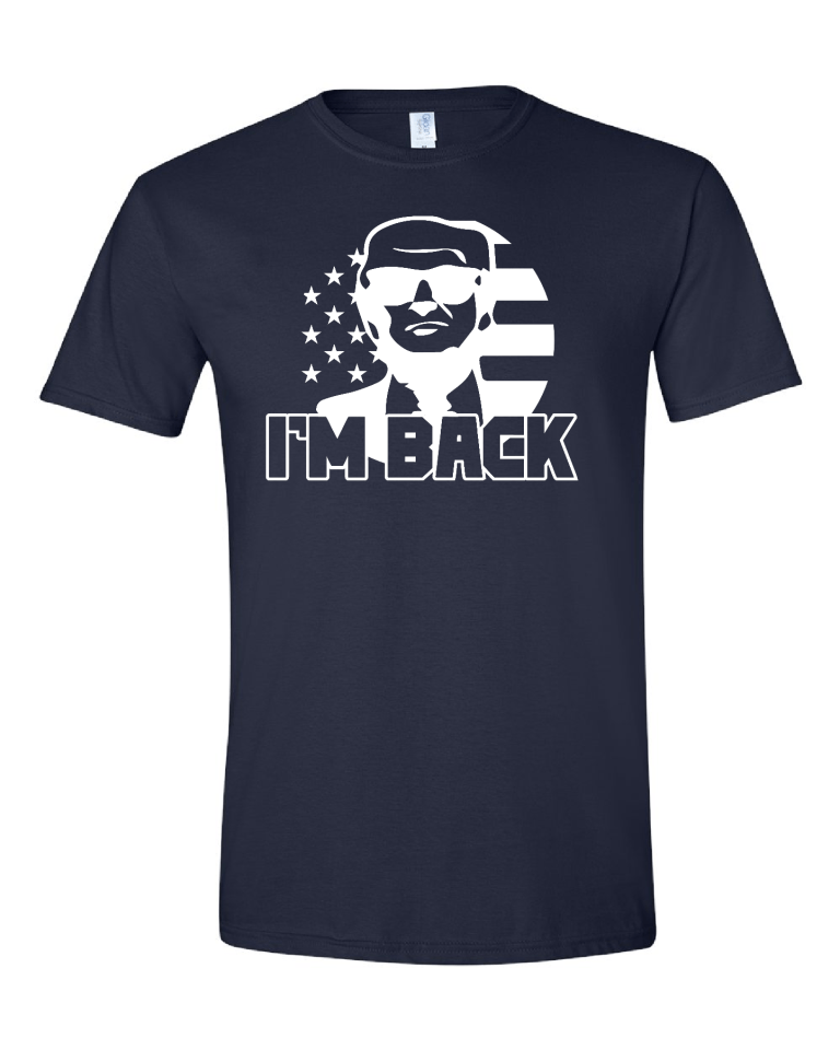 Im Back White - Navy Tshirt (1)