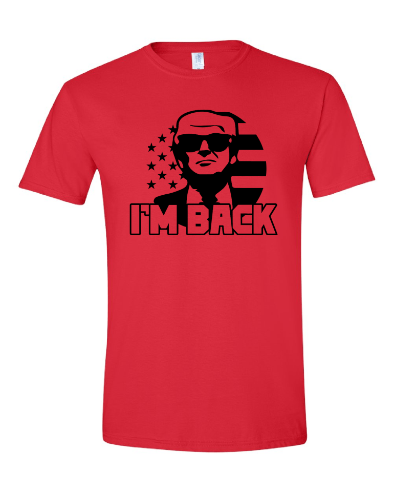 Im Back Black - Red Tshirt (1)