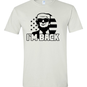 Im Back Black - White T-shirt