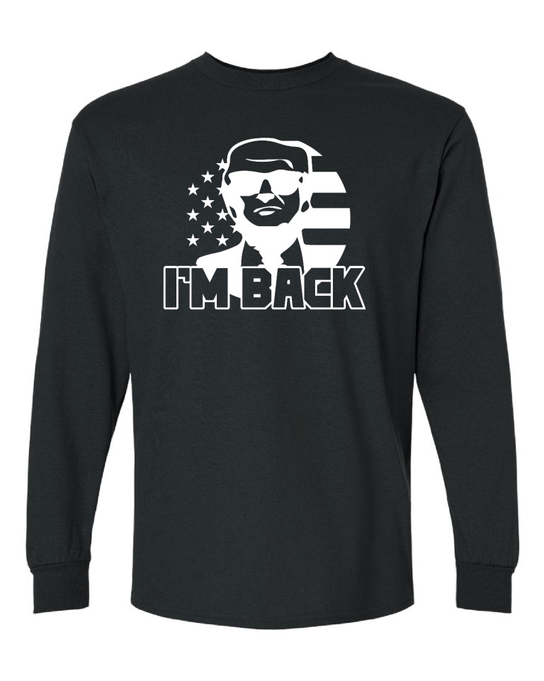 Im Back White - Black Long Sleeve (1)
