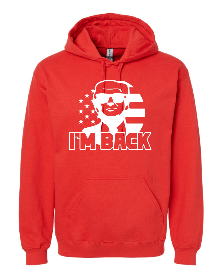 Im Back White - Red Hoodie (2)