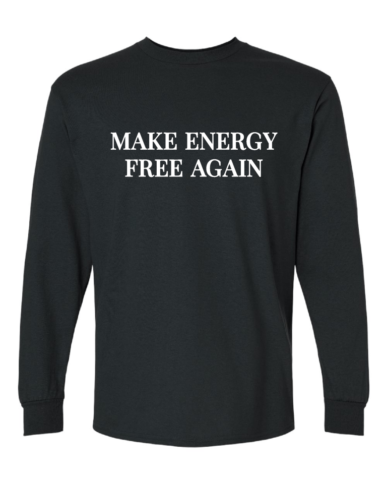 Make Energy Free Again Black Long Sleeve (2)
