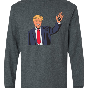 Trump XRP - Dark Heather Long Sleeve