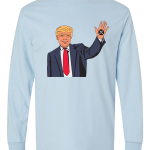 Trump XRP - Light Blue Long Sleeve