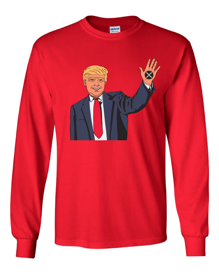 Trump XRP - Red Long Sleeve