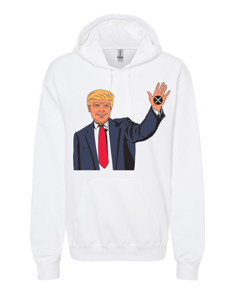 Trump XRP - White Hoodie