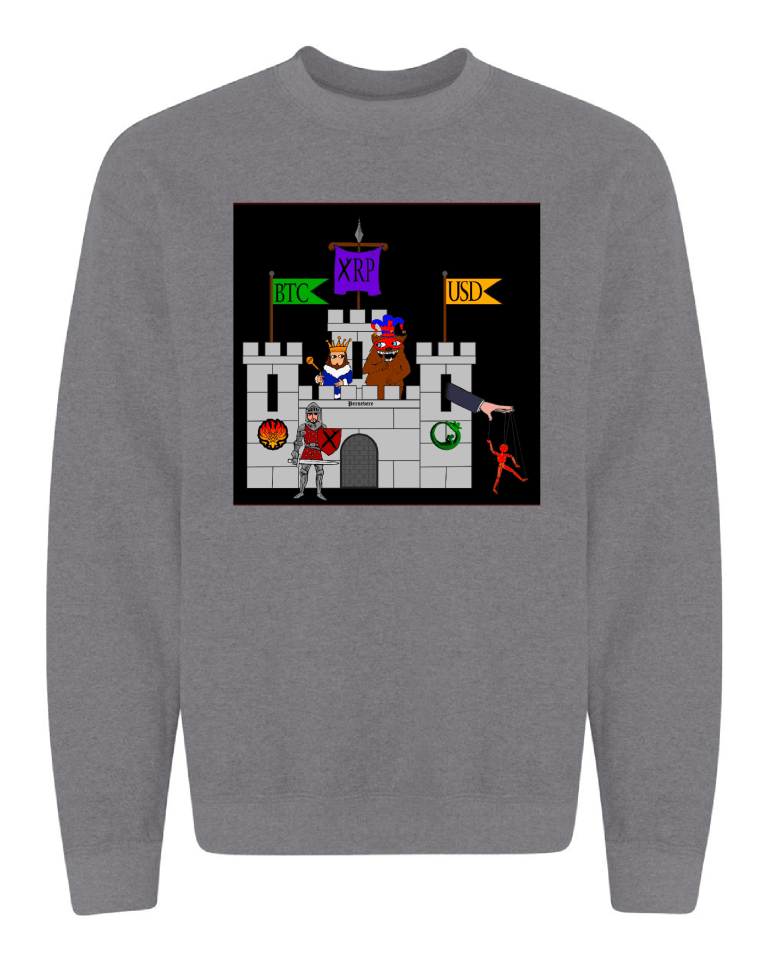 Castle Black - Graphite Heather Crew