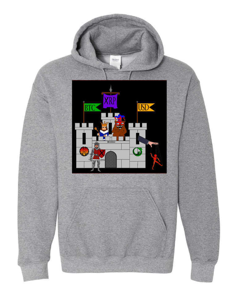 Castle Black - Graphite Heather Hoodie