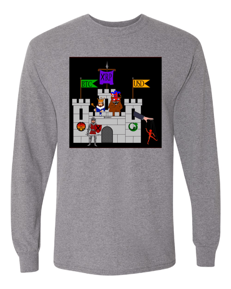 Castle Black - Graphite Heather Long Sleeve