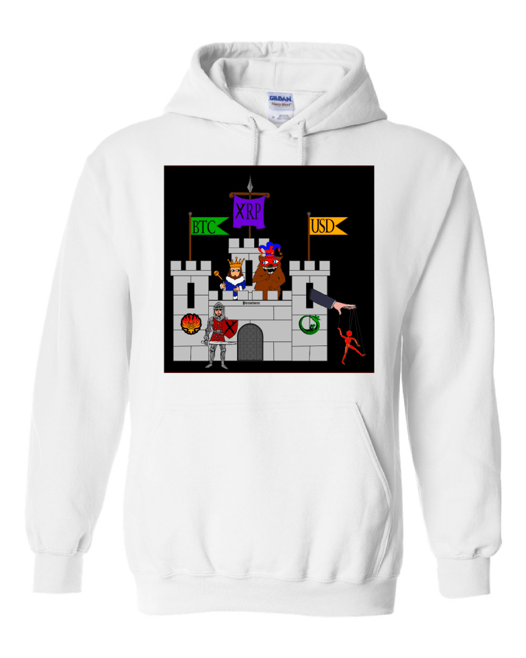 Castle Black - White Hoodie