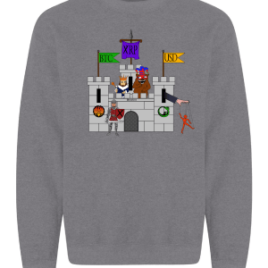 Castle - Graphite Heather Crew
