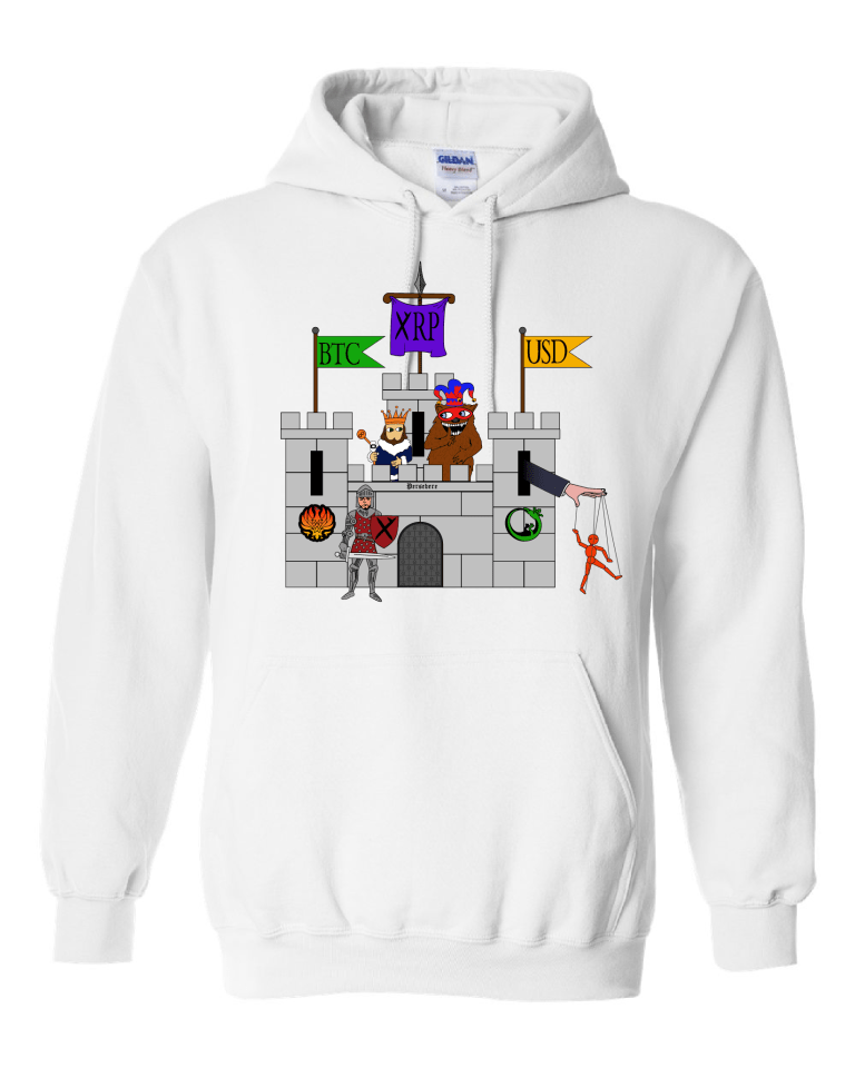 Castle - White Hoodie