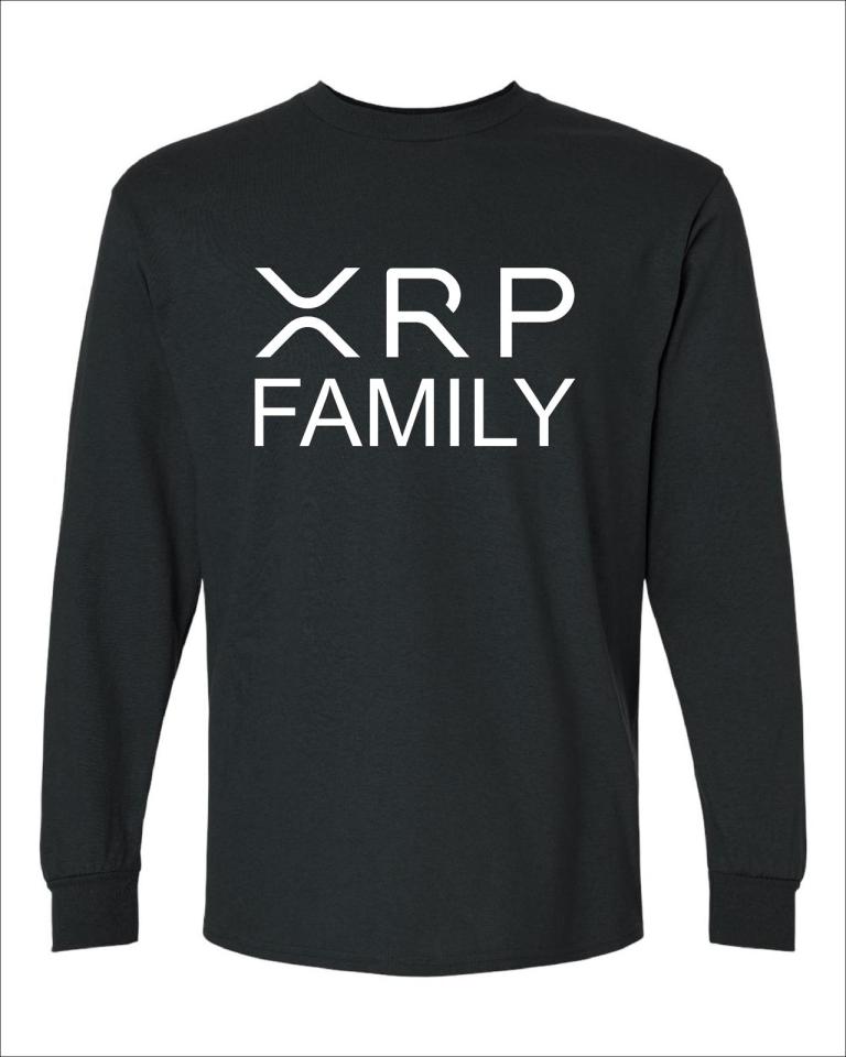 XRP Family - Black Long Sleeve
