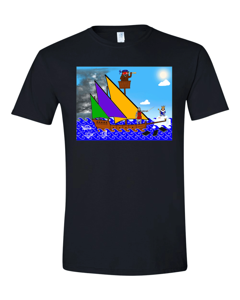 XRP Ship Perseverance - Black T-shirt