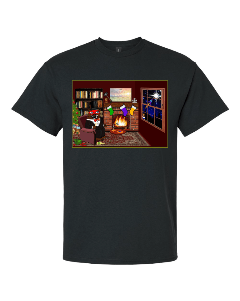 XRP Bear Fireplace - Black T-shirt