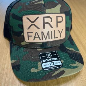 Leather XRP Family- Camo Richardson 112 Trucker Hat