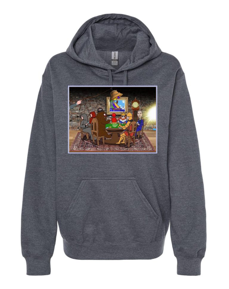 XRP Poker Table - Heather Gray Hoodies