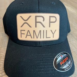 Leather XRP Family Flexfit - Black Hat