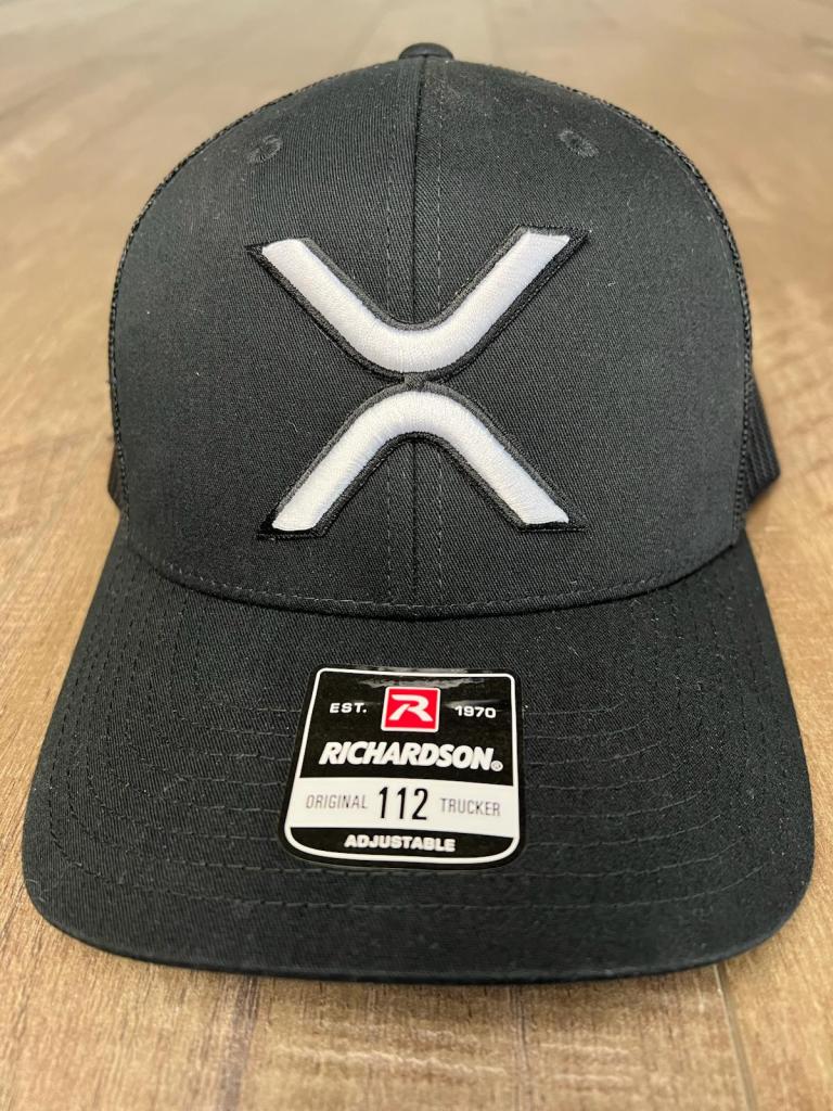 White XRP Logo Hat